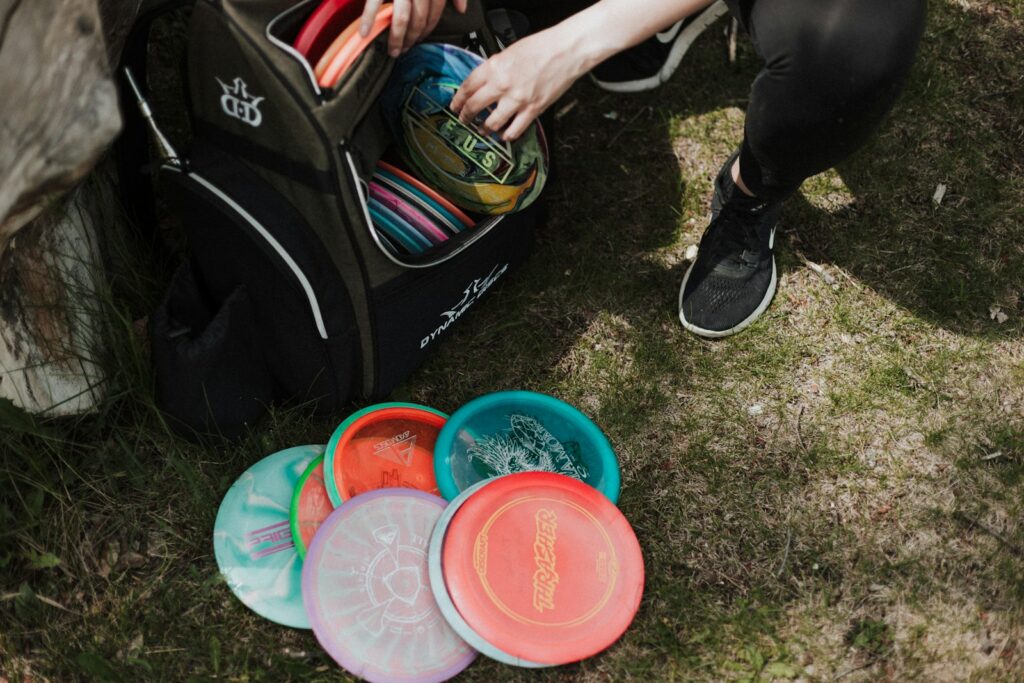 discgolf discar med fade